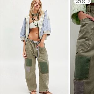 We the Free Moxie Pull On Barrel Jeans